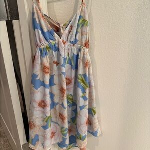 Floral mini dress